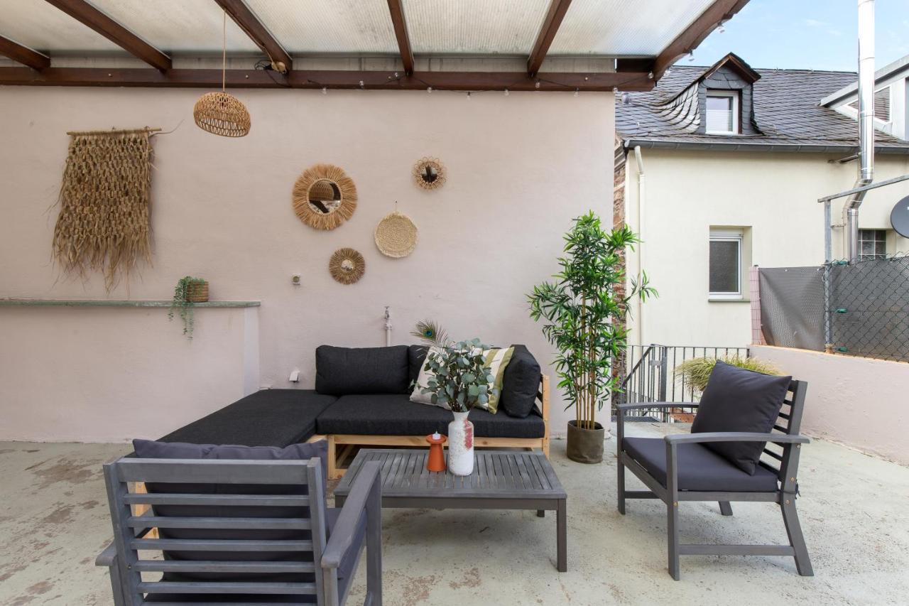 Haus Blaue Traube Mit Moselblick Apartman Ediger-Eller Kültér fotó